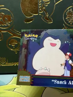 SNORLAX HOLO Foil 2000 Topps Pokemon Series 3 OR11 Snack Attack Blue Label LP + - Image 4