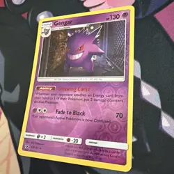 Gengar 38/111 Holo Rare Crimson Invasion Pokemon Reverse Holo Near Mint - Image 4