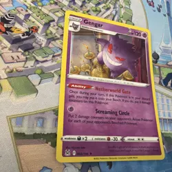 Holo Gengar 066/196 Rare Pokemon TCG Lost Origin Near Mint - Image 2