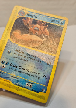 Kingler 50/165 Rare Expedition Pokemon 1628 - Image 3