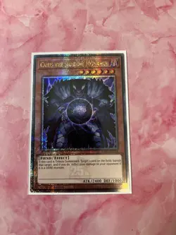 Yugioh: Caius the Shadow Monarch - Quarter Century Secret Rare - RA03-EN194 - NM - Image 1