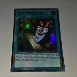 Yu-Gi-Oh! Toon Bookmark TOCH-EN003 Toon Chaos Ultra Rare Holo 1st Ed Spell EN - Image 1