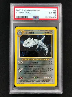 Pokemon 2000 Steelix Holo 15/111 PSA 6 - Image 1