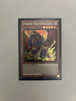 Power Vice Dragon BLZD-EN002 Blazing Dominion 1st Edition - Image 1