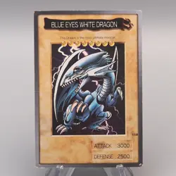 Yu-Gi-Oh BANDAI Blue Eyes White Dragon Super Rare 1998 #118 EX-VG English u779 - Image 1