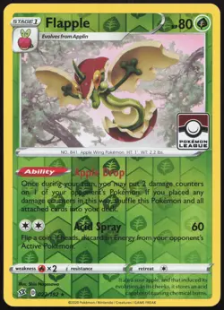 Carte Pokemon Flapple Stamp League 022/192 Reverse Clash des Rebelles Anglais - Image 1