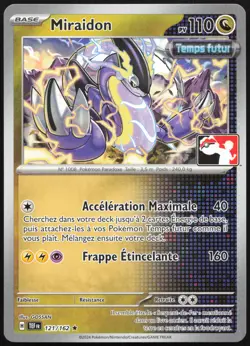 Carte Pokemon Miraidon Stamp Ligue 121/162 Forces Temporelles Francais - Image 1