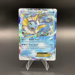 Pokemon Vaporeon EX 24 Generations Ultra Rare Holo Never Played NM + - Image 1