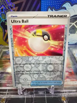 Ultra Ball 196/198 Reverse Holo Uncommon Pokemon TCG Scarlet & Violet Base Set - Image 1