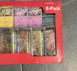 Pokemon Prismatic Evolutions 8 Mini-Tins with Promo Cards Costco 2-pack IN HAND - Image 4