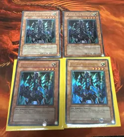 4 Kaiser Sea Horse Ultra Rare Holo Yugioh Cards SKE-015 - Image 1