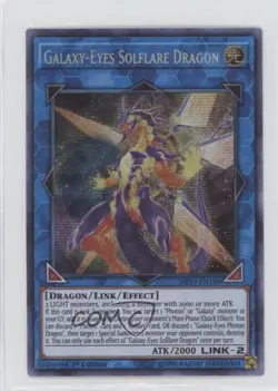 Galaxy-Eyes Solflare Dragon 1st Ed. YuGiOh Gold Sarcophagus Tin Mega Pack - Image 1