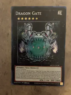 Yugioh! TCG - Dragon Gate - Prismatic Secret Rare - 2025 Mega-Pack - MP25-EN148 - Image 1