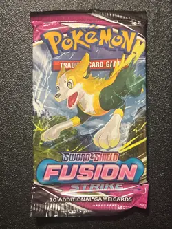 Pokemon TCG Fusion Strike Booster Pack - 10 Cards 820650809163 - Image 1