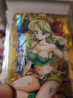 BLONDE LAUNCH DRAGON BALL BATTLE SERIES GOLD GLITTER FOIL ANIME CARD BLOWOUT - Image 2