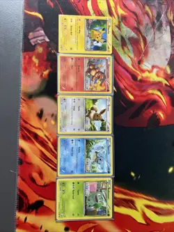Set of 5 Pokemon Build-A-Bear Cards Pikachu Charmander, Eevee, Squirtle And Bulb - Image 1