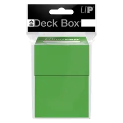 Ultra Pro LIME GREEN 80+ DECK BOX Standard Small Card Holder game storage case - Image 2