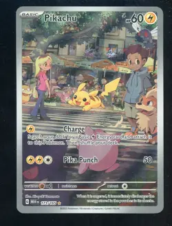 2023 Pokemon MEW EN Illustration Rare #173 Pikachu - Image 1