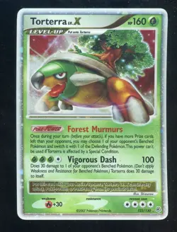 2007 Pokemon Diamond & Pearl #122 Torterra LV.X Holo - Image 1