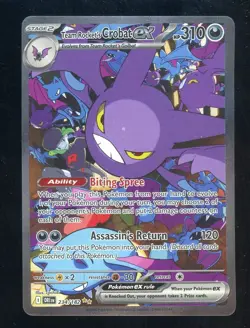 2025 Pokemon DRI EN Special Illustration Rare #234 Team Rocket's Crobat ex - Image 1