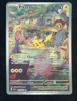 2023 Pokemon MEW EN Illustration Rare #173 Pikachu - Image 1