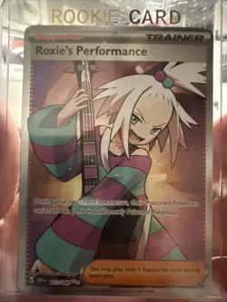 Pokemon TCG Roxie's Performance 112/086 Chaos Rising Full Art Holo NM - Image 1