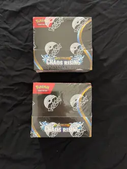 Pokemon Mega Evolution Chaos Rising Sealed Booster Box Lot of 2 - Image 1