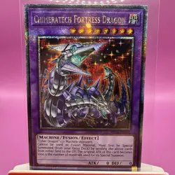 Yugioh MP24-EN022 - Chimeratech Fortress Dragon - Quarter Century Secret Rare - Image 1