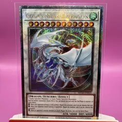 MP24-EN029 Cosmic Blazar Dragon : Quarter Century Secret Rare : 1st Ed YuGiOh - Image 1
