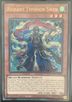 Radiant Typhoon Swen DOOD-EN014 Ultra Rare 1st Edition Yu-Gi-Oh! - Image 1