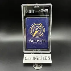 TAG GEM MINT 10 Monkey.D.Luffy College Basketball US Voyage P-055 One Piece 282 - Image 2