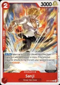 Sanji - ST21-003 (Reprint) ST21-003 One Piece Premium Booster Vol. 2 NM - Image 1