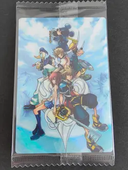 Kingdom Hearts Wafer Card visual Sealed Japanese 09 Sora Kairi Roxas King eb232 - Image 1