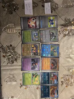 Black Bolt And White Flare Pokeball Pattern Cards With Masterballs - Image 1