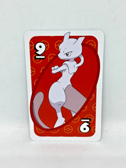 4 x Mewtwo #9 |Pokemon Centre Exclusive | Mattel Japanese UNO Card NM - Image 4