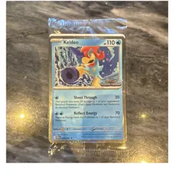 Keldeo 019/086 Crown Zenith Holo Rare Pokemon TCG Card 110 HP stamped sealed - Image 1