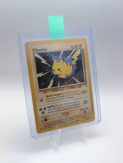 Pikachu - 70/111 Regular Common English Neo Genesis Pokemon Card DMG - Image 3