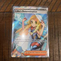 Pokemon TCG Mega Evolution Lillie’s Determination Full Art Trainer Card 169/132 - Image 1