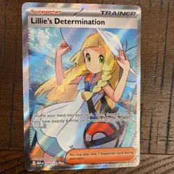 Pokemon TCG Mega Evolution Lillie’s Determination Full Art Trainer Card 169/132 - Image 2