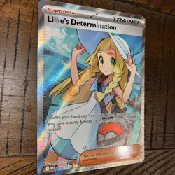 Pokemon TCG Mega Evolution Lillie’s Determination Full Art Trainer Card 169/132 - Image 3