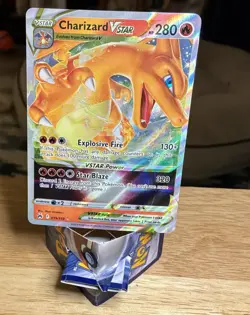 Pokemon TCG Charizard VSTAR Crown Zenith Holo Ultra Rare Card 019/159 - Image 1