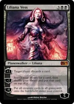Liliana Vess - Light Play MTG Magic 2010 Core Set - Image 1