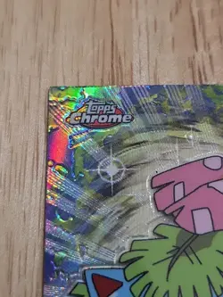 2000 Topps Chrome Pokemon TV VENUSAUR Spectra Chrome #3 Card - Image 2