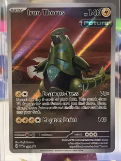 IRON THORNS SVP 098 Temporal Forces Black Star Promo Pokemon Card NM - Image 1