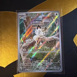 Meowth Illustration Rare Card Phantasmal Flames 106/094 Pokemon TCG - Image 1