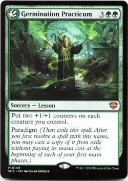 MTG Secrets of Strixhaven Germination Practicum MYTHIC NM/Unplayed - Image 1