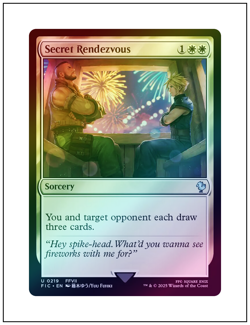 1x Secret Rendezvous, Foil, # 0219, Final Fantasy, Magic MTG NM - Image 1