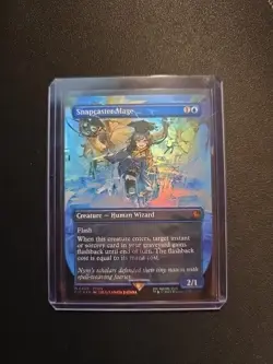 Snapcaster Mage (Borderless) (Chocobo Track Foil) Commander: Final Fantasy Foil - Image 1