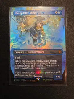 Snapcaster Mage (Borderless) (Chocobo Track Foil) Commander: Final Fantasy Foil - Image 3