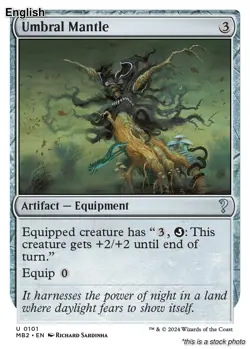 MTG: Umbral Mantle (White Border) [MB2 - 101 - NM - Normal] - Image 1